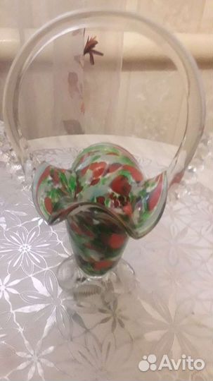 Вазочка конфетница СССР винтаж