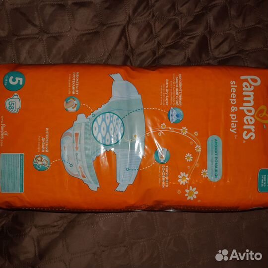 Подгузники памперс слип и плей