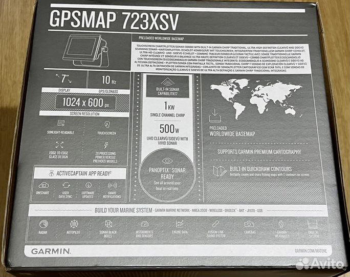 Garmin gpsmap 723 xsv, новый, в москве