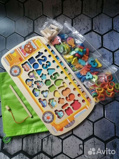 Развивающие деревянные игрушки