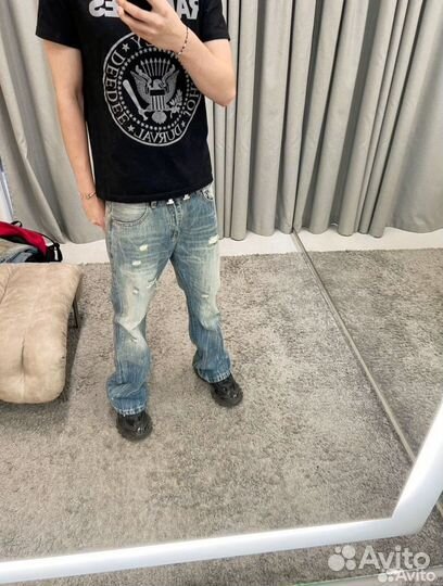 Джинсы number nine type balenciaga