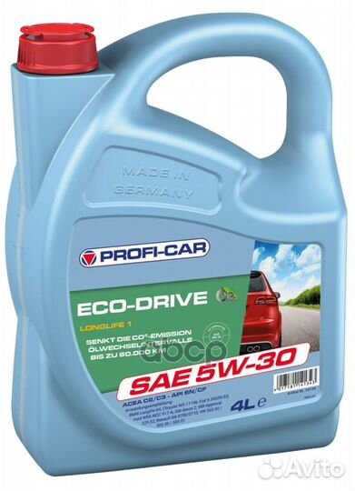 Prof 5W30 (4L) ECO-drive longlife I масло мотор