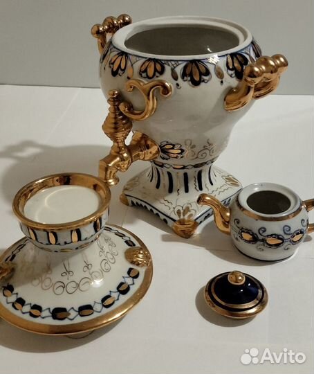 Самовар гжель СССР