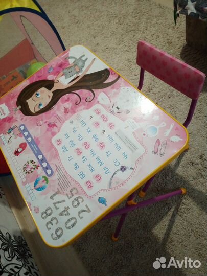 Детский стол и стульчик