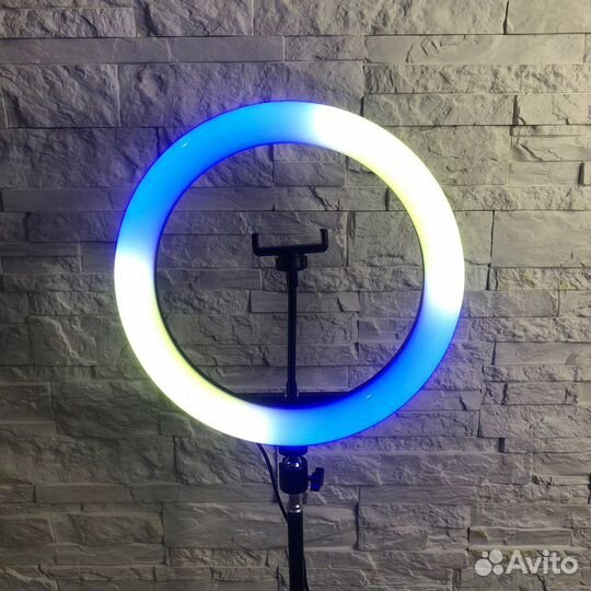 Кольцевая лампа RGB 33 см