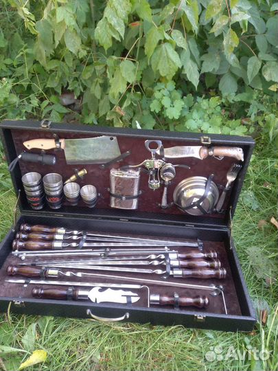 Набор шампуров в кейсе