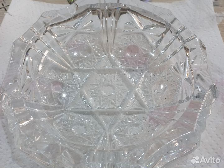 Пепельница хрустальная