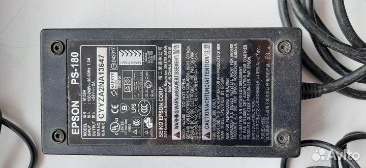 Блок питания epson. 13,5в,12в, 5в,6в, 5,2в