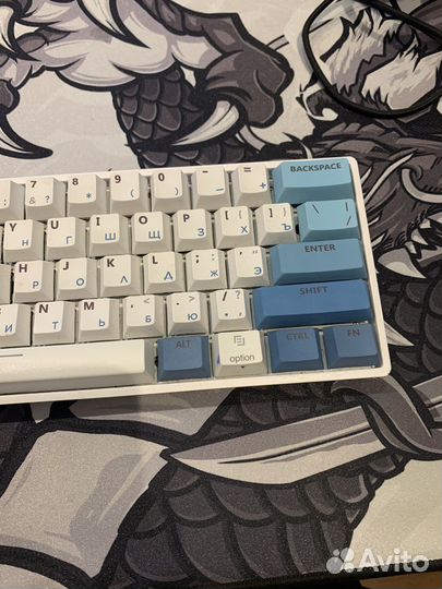 Механическая клавиатура gk61 optical gateron red