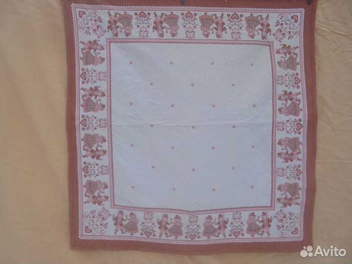 Австрия Скатерть+ салф Тирольск танцы х/б двусторо