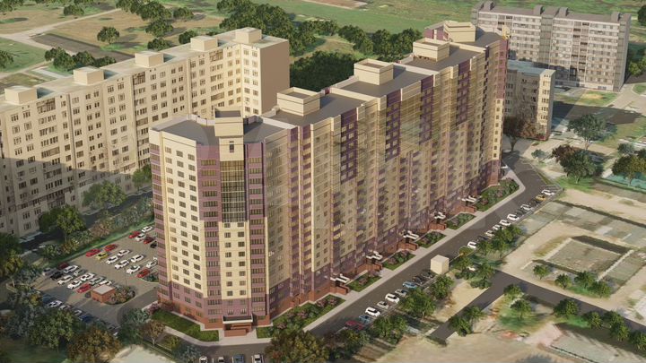 2-к. квартира, 68,6 м², 4/17 эт.