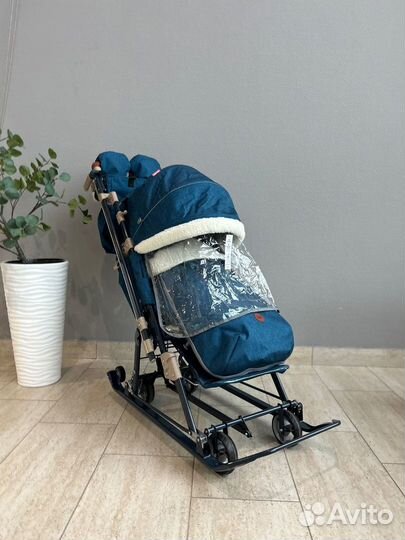 Детские санки на Колесах Ника 7-8К