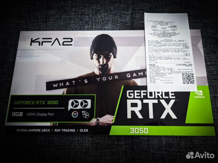 Видеокарта KFA2 GeForce RTX 3050