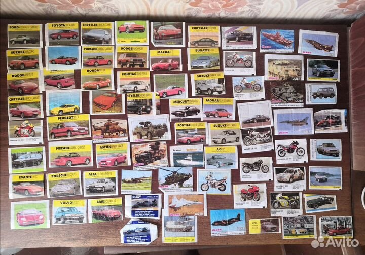 Вкладыши от жвачек