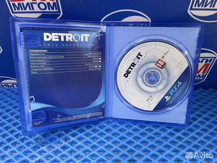 Л) Диск PS4 detroit
