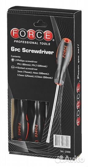 Набор отверток 6пр
