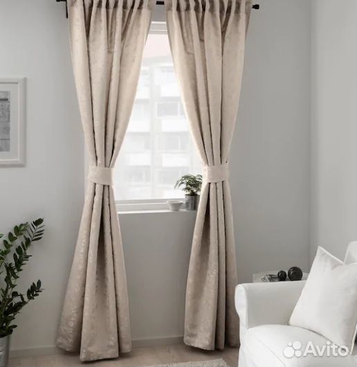 Лизабритт гардины с прихватом икеа