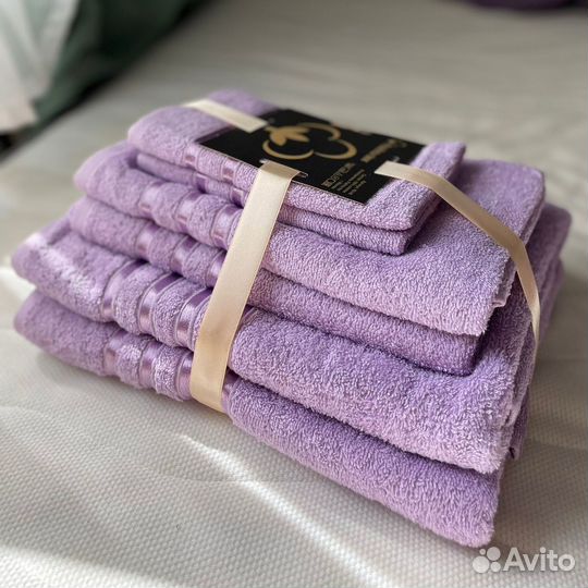 Махровые полотенца новые