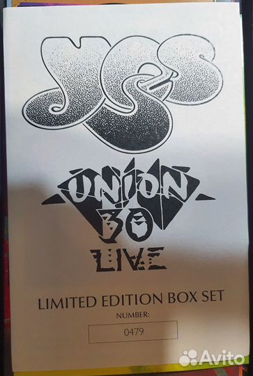 Yes - Union 30 Live 26CD + 6DVD super BOX