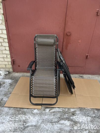 Кресло шезлонг 2 шт