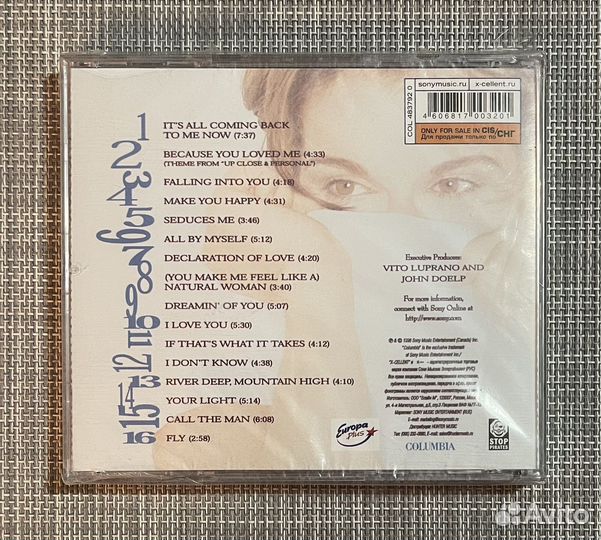 Céline Dion - Falling Into You CD Rus