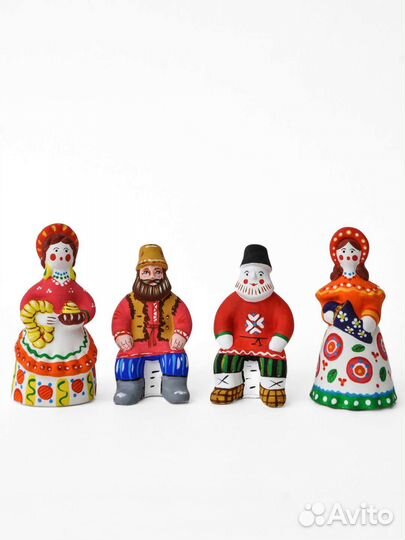Дымковские игрушки 100 шт