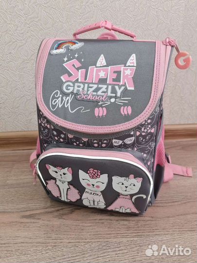 Портфель школьный с ортопедической спинкой для дев