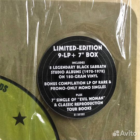 Винил Black sabbath