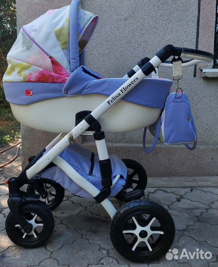 Детская коляска 2 в 1 Jetem Felisa flowers