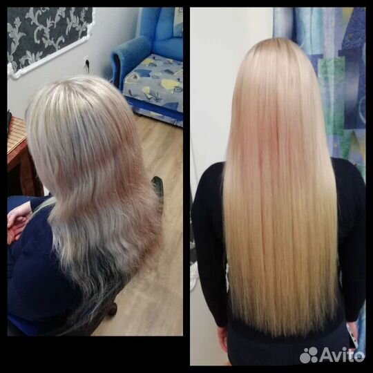 Наращивание волос,коррекция, гарантия качества