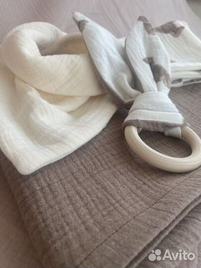 Муслиновый набор для новорождённого