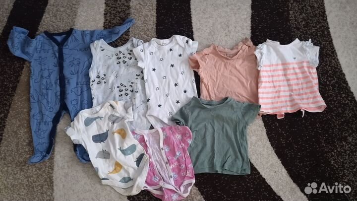 Детские вещи пакетом на девочку от 0 до 68 р-ра