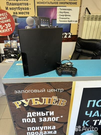 Sony playstation 3 slim 320Gb 1 геймпад выкупаем т
