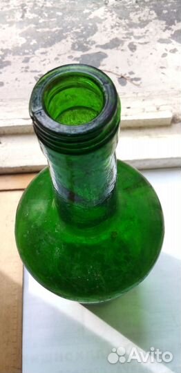 Бутылка из под вина винтажная