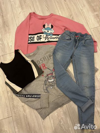 Вещи для девочки 128 134