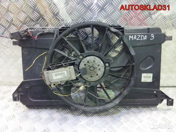Вентилятор охлаждения Мазда 3 бк 1.6 3m5h8c607ye