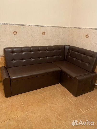 Диван угловой на кухню Верона Арабика