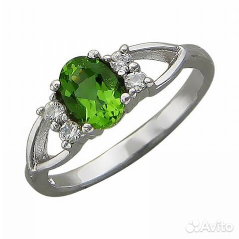 Комплект кольцо и серьги. Серебро