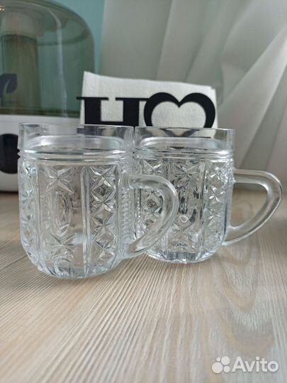 Кружки хрустальные советские