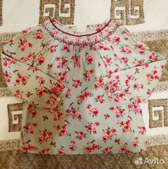 Рубашка хлопок для девочки