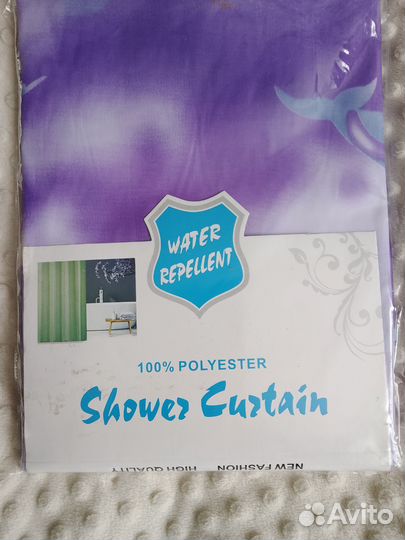 Штора для ванной новая