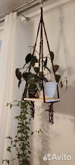 Полка в стиле макраме,авторская работа, новая