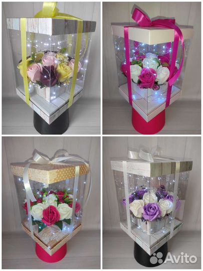 Розы из мыльной пены