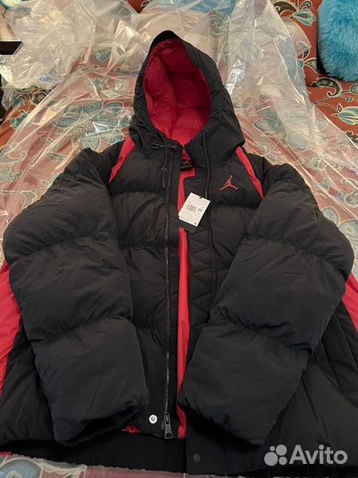 Пуховик Nike Jordan essentials чёрный оригинал