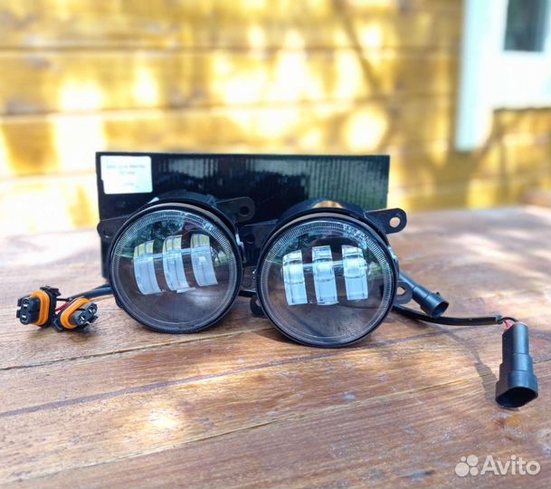 LED противотуманки для Веста, Логан, Фокус (пара)