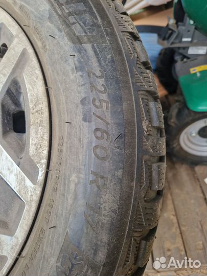 Диски оригинальные subaru forester шинами michelin