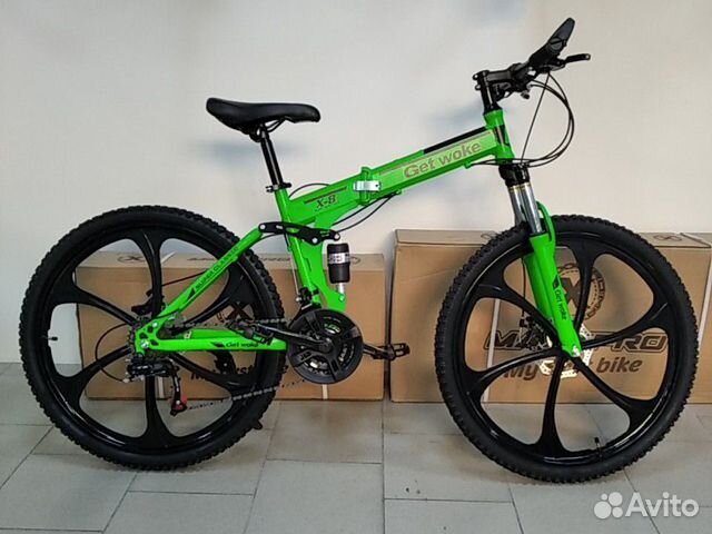 Велосипед на литье складной