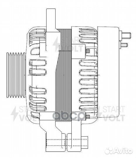 Генератор LG 2701 startvolt