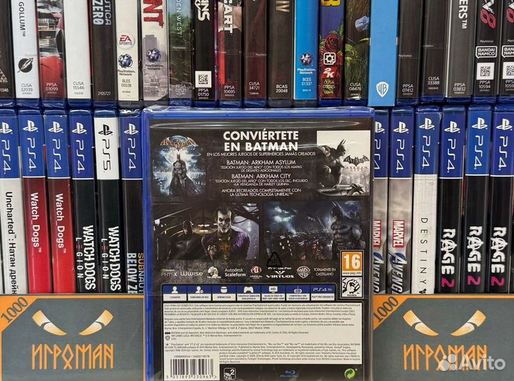 Игры PS4 Batman Return to Arkham