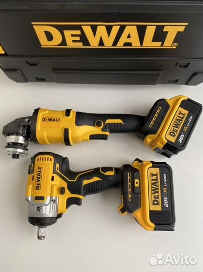 Болгарка и гайковерт Dewalt аккумуляторные